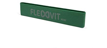 FLEXVIT Mini Fitness (Grün) - Starkes Widerstandsband für Fitness Training, Muskelkräftigung und Stabilitätsübungen, Geeignet für Fortgeschrittene und Sportler