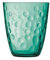 Paganohome Servizio Bicchieri Acqua in Vetro, Set 6 Pezzi cl 31 Moderno Modello Sfere Verde