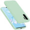 cadorabo silicone case compatible with Huawei P30 PRO, mobile phone cover for P30 PRO- impact-resistant, thin, Silky-Soft Touch Full-Body Protective Phone Case - LIQUID LIGHT GREEN