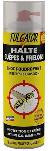 Entretien FULGATOR - Halte Guêpes Frelons Et Nids 500Ml - Lot De 3 - Vendu Par Lot