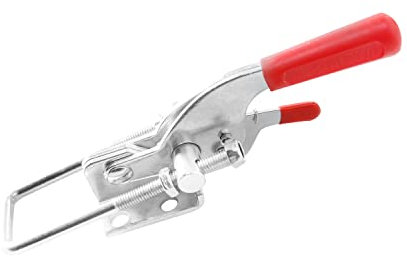 1Set Adjustable Latch U Bolt Self-Lock Toggle Latch 770lbs 304 Stainless Steel for Suitable for Toolbox, Door, Box, Trunk, Tractor Cover, Smoke Cover, Woodworking Fixture and Quick Release Pull Lock.