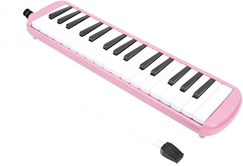 Melodica, Exquisite Verarbeitung Keytar Sicher und harmlos Einfach zu spielen für Anfänger zum Üben(Rosa)