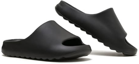 Cloud Slides for Women and Men, Platform Slides Slippers, Non-Slip Quick Drying Soft Lightweight Shower Shoes, Thick Sole Open Toe Slides Sandals for Indoor & Outdoor