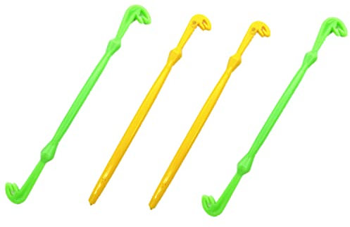 GZXYUAN 4 Pieces Easy Hook Loop Tyer Plastic Hook Disgorger Fishing Tie Fast Nail Manual Knot Tying Tool Fishing Hook Tier Set for Fly Fishing