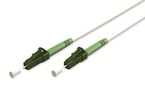 goobay 59588 Glasfaserkabel (FTTH) / Singlemode (OS2) Simplex/LC APC (8°) Stecker auf LC-APC (8°) Stecker/Lichtwellenkabel / 10 Meter