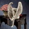 EdirFtra Garten Dekorationen, Engel Flügel Garten Statue, Engel Skulptur verziert mit Flügel Engel 3D sitzende Fee Kunst