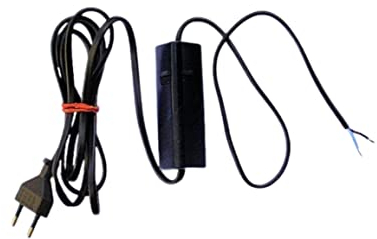 Relco Schnurdimmer mit Zuleitung, 60-160 W, stufenlos, Kabeldimmer, Drehdimmer (1, braun)