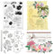 ZEFAN Stempel und Stanzen Set, Silikonstempel Weihnachten und Stanzschablonen, Stempel und Stanzen Set Neu für Scrapbooking, Grußkarten, Geschenkkarton-Dekoration (C)