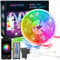 HOVVIDA LED Strip 10M, 1x10M, 24 LEDs/Meter, 24V RGB LED Streifen, 240 LED, APP und Fernbedienung, Musiksynchronisierung, Timing-Modus, für Zimmer, Schlafzimmer, Spielzimmer, Party, Festival