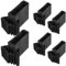 Hemobllo Step Ladder Feet - 6 Pcs Replacement Ladder Feet Non Slip Ladder Feet Stabiliser Covers Rubber Ladder Feet Pads Ladder Accessories for Step Ladder Extension Ladder