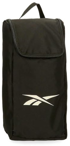 Reebok Malden Zapatillero Negro 18x36x12 cms Poliéster by Joumma Bags