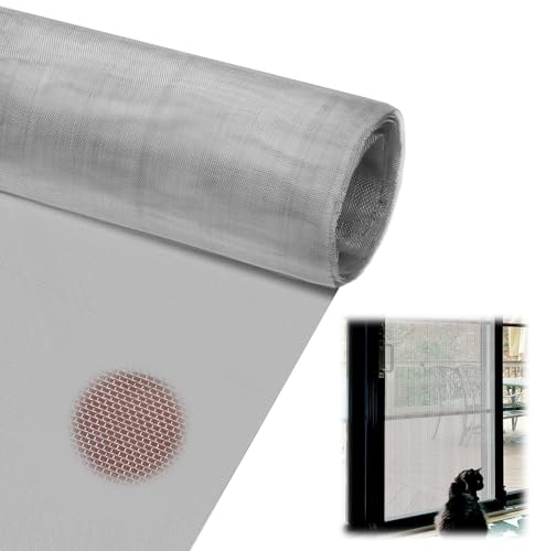 Rete metallica a maglia fine, 30 x 150 cm, 60 rete, rete metallica per topi, rete metallica, rete per roditori, zanzariera in acciaio inox (argento)