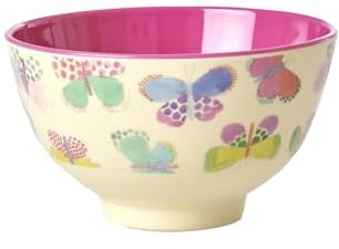 Rice Schale Schüssel aus Melamin Motiv Schmetterling Butterfly print small