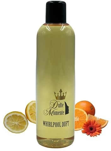 Dufte Momente | Whirlpool Duft 260ml | Orange - Citrus | mit naturreinen und natürlichen ätherischen Ölen | kein Schaum | vegan und ohne Tierversuche