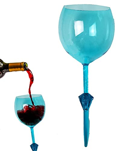 Shurzzesj Schwimmende Gläser für Pool, bruchsichere Strandbecher, 340 ml, schwimmende Strandbecher, Poolbecher, Acryl-Trinkgeschirr für Badewanne, , Whirlpool, Pool, See