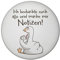 Gilbert die Gans Magnet rund mit Spruch Ich beobachte und Mache Notizen Perfekt für Büro Kollegen Chef Witziges Spion-Geschenk Ideal auch für Freunde bei der Arbeit