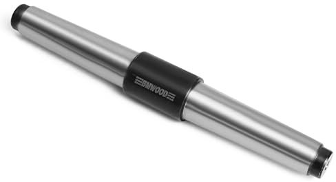 BMWOOD Precision Morse Taper 2 Lathe Alignment Test Mandrel Bar Double Ended, Compatible with Nova, Grizzly, JET lathes.