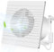 LUXHEIM 4 inch/Ø 100mm Bathroom Extractor Fan - Silence Ventilation Extractor Fans with switch - Ventilator for Humidity Elimination in WC, Kitchen, Bathroom
