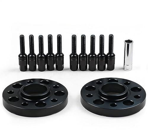 TATARENGS Spurverbreiterung Kompatibel Mit Mercedes Für Benz SLK250 SLK32 R230 R350 SL500 W221 S450 W212 E350 Autodekoration Nabe Zentrische Bohrung Spurverbreiterungen M12X1,5 20Mm 5X112Mm 66,6Mm(3)