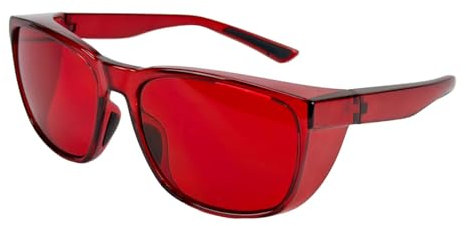 UVtech SLEEP-4A 100% Blaulichtfilter Rote Brille Computerbrille PC Gaming Bluelight Filter Uv Blue Light Blocking Glasses Anti Damen Herren