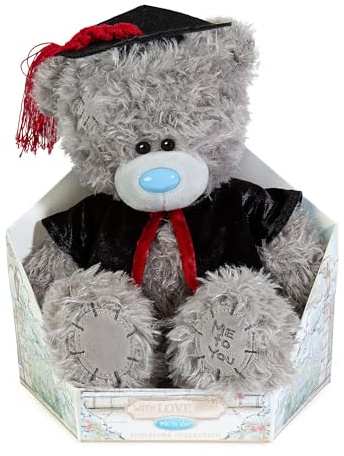 Me To You Tatty Teddy Cute Plush 19cm-High Graduation Bear Presented On Premium Gift Plinth - Signature Collection
