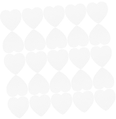 HONITANO Professional Nail Polish Remover Pads 200 Heart-shaped White Wipes Gel and Acrylic Nail Remover for Travel and Salon Use