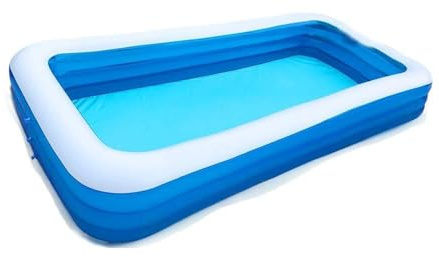 Vasca idromassaggio gonfiabile for adulti e bambini, vasca da bagno pieghevole in PVC for feste in acqua, piscina da giardino for il divertimento in famiglia(3.88m)
