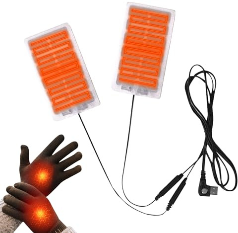 Piastre Riscaldanti Elettriche Per Vestiti Riscaldanti per Solette da | Inserti Riscaldanti Per Manubri Motocicletta Per Escursionisti Pescatori Sci Campeggio Motociclismo Pesca sul Ghiacci