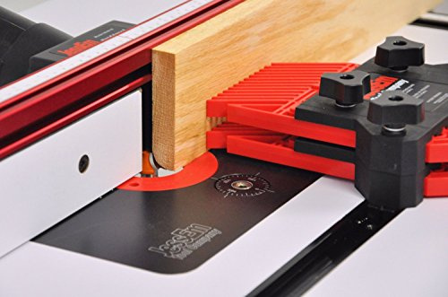 JessEm 04016 Paralign Double Feather Board - Sistema de doble pluma para sierras de mesa y mesas de enrutador - Ajuste resistente y sin herramientas - Garantiza cortes precisos y máxima seguridad