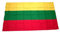 Fahne Stockflagge Litauen NEU 30 x 45 cm Flagge