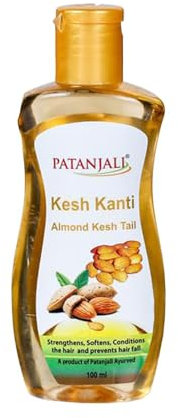 Patanjali Ayurveda Almond Haaröl Verwendung Für Stärkt, glättet, Haare fallen 100ml