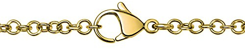 Quiges Dam ärtkedja rostfritt stål smycken med hummerlås utan hänge olika färger och längder e rostfritt stål, colore: Guld, cod. EPK064