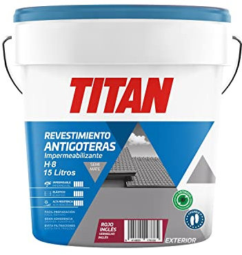 Caucho Antigoteras A8 Titan - 15 L, Rojo Inglés