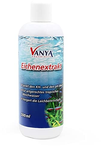 Vanya Eichenextrakt ph Wert Minus Senkung 500ml für tropisches Weichwasser im Aquarium