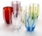 Zafferano Gessato Tumbler Set 6 Wassergläser verschiedenen Farben