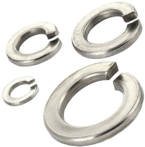OPIOL QUALITY® Federringe DIN 127 M10 aus Edelstahl A2 V2A (20 Stück) Federscheiben Federring Sprengringe Unterlegscheiben Beilagscheiben Sperringe