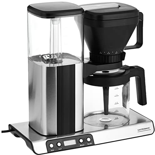 GASTROBACK 42706 Kaffeemaschine, 1550 W, 1,25 l, Schwarz, Edelstahl