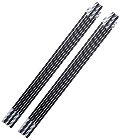 Camping Zeltstange, Fiberglas Faltbare Camping Zeltstange 6 Segmente Outdoor versenkbare Sonnenschutz Camping Zelt Stützstangen Markise Frames Kit
