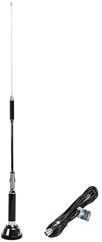 CB Antenna 28 inch for CB Radio 27 Mhz,Portable Indoor/Outdoor Antenna Full Mount Kit for Mobile/Car Radio Antenna Compatible with Midland Cobra Uniden Anytone