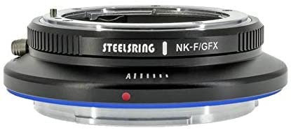 neue Version Pro II ,Steelsring Autofokus-Adapter, kompatibel mit Nikon F Objektiv auf Fuji GFX Kamera 50S/50R/100/100S