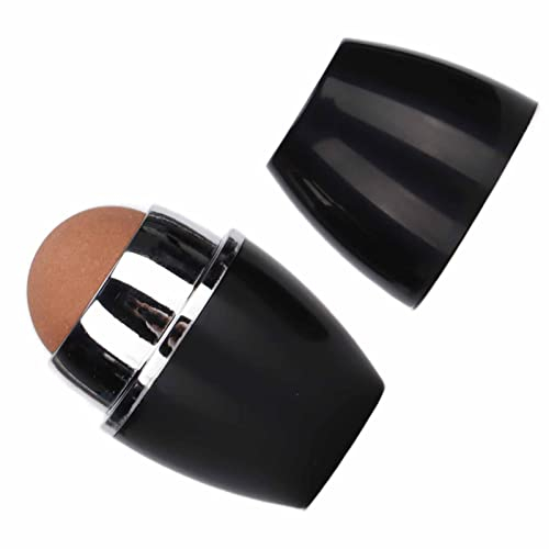 Gesichtsöl Absorbierender Roller, Gesichtsroller, ölabsorbierender Vulkanstein, Gesichtsroller, Massageball(Schwarz)