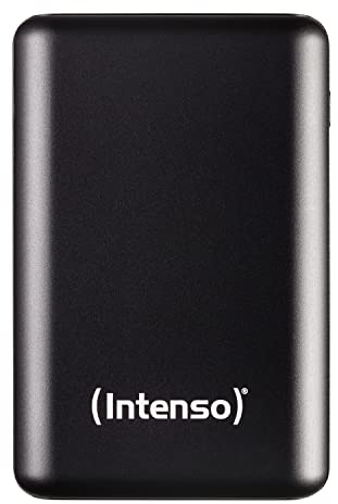 Intenso PD Powerbank A10000 - externer Akku mit Power Delivery (PD) & Quick Charge (QC) (10000mAh, geeignet für Smartphone, Tablet, MP3Player, Digitalkamera), anthrazit