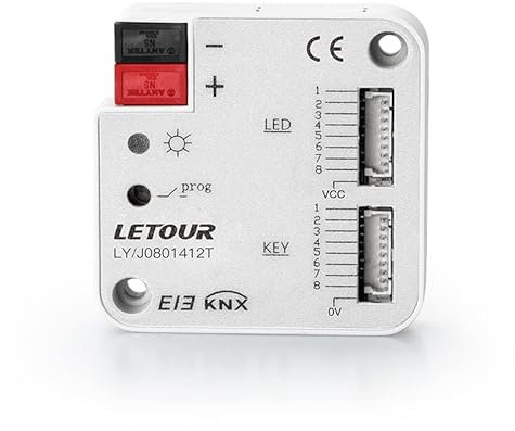 8 Kanal KNX Binäreingang Unterputz/UP - Tasterschnittstelle, Tastereingang, Sensoreingang, Meldereingang, 8 Eingänge + 8 Ausgänge für LED
