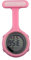SagaSave Montre Infirmiere pour Blouse, Montre D'infirmière électronique Affichage Numérique Silencieuse et Lumineuse avec Clip pour Médecin, Femme et Homme, Rose, Moderne