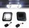 OneGas Gruppo luci a LED per targa, montaggio paraurti posteriore, lente fumé compatibile con Dodge Ram 1500 2500 3500 2003-2018 pick-up camion, 6500 K bianco diamante 12 V, 2 pezzi