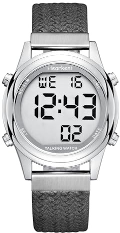 Hearkent Reloj Digital Grande en español para Mujer, fácil de Leer