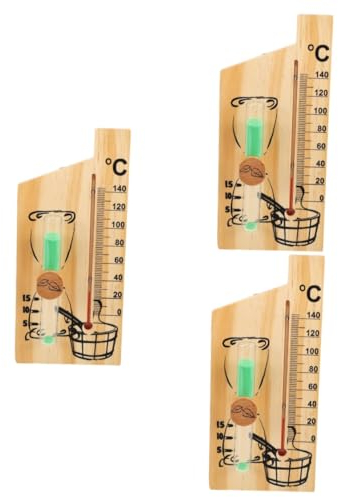 YARNOW 3st Sauna-Timer Saunakübel Saunasteine Zeitschaltuhr Für Den Saunaraum Stundenuhr Aus Holz Saunaofen 15 Minuten Tischdekoration An Der Wand Montiert Sanduhr Holzsand Rotieren