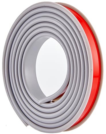 DryiC U-Shape Self-Adhesive Furniture Edge Tape Flexible TPE U-Profil Gummi Schutzleisten Für Tische, 16 mm Breit Und 10 Meter Lang,Grau