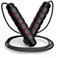 SPOMALKA Sport Springseil Erwachsene Fitness - Verstellbare Länge - Springseil Anfänger Erwachsene - für Muskelaufbau, Abnehmen, Boxen, Speed & Ausdauer, Bodybuilding & MMA (Rot - 150g)