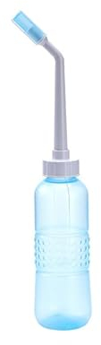 560ML Hygiene Care Washer Water Travel Bidet Sprayer Peri Portable Bottle Shower (Blue)